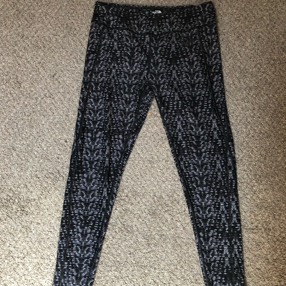 Black and grey north face leggings size medium excellent condition